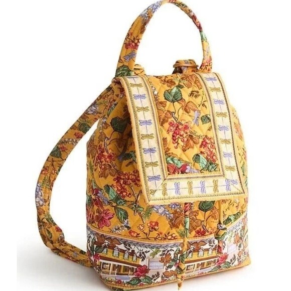 Vera Bradley Gilmore Girls Original | Mercari Vera Bradley Gilmore Girls Original Autumn Collection Drawstring Backpack NWT